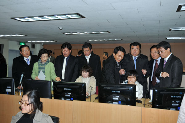 2008년 도시건설위원회 현장감사 (교통 CCTV 관제실)