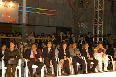 2007 강남 패션 페스티벌 행사 참석